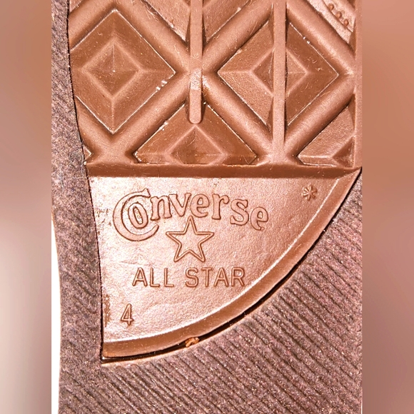 Hard to Find Converse CT Loop 2-Knot Girls Sz 4 Yellow Canvas All-Stars - Picture 7 of 13